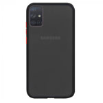 Чехол Yotrix SceneCase для Samsung Galaxy A71 (черный, гелевый)