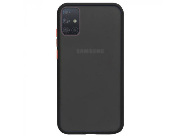 Чехол Yotrix SceneCase для Samsung Galaxy A71 (черный, гелевый)