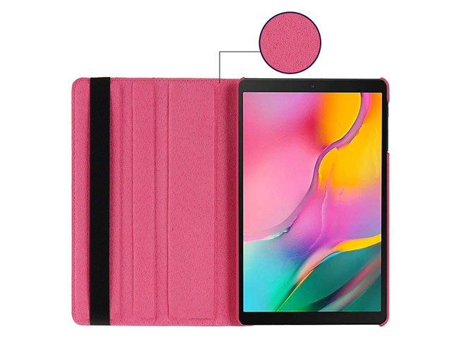 Чехол Yotrix FlipCase Rotation для Samsung Galaxy Tab S5e 10.5 (розовый, кожаный)