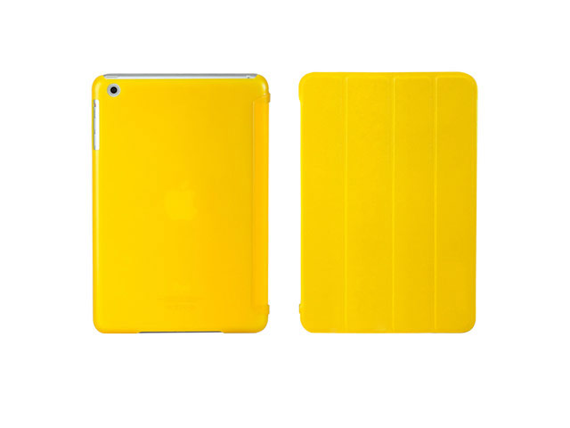 Чехол RGBMIX Smart Folding Case для Apple iPad 2017/2018 (желтый, кожаный)