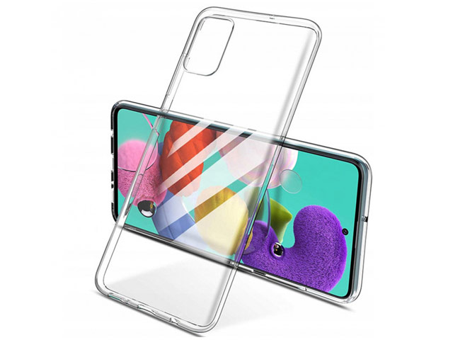 Чехол G-Case Cool Series для Samsung Galaxy A51 (прозрачный, гелевый)