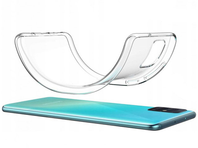 Чехол G-Case Cool Series для Samsung Galaxy A51 (прозрачный, гелевый)