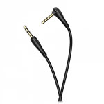 AUX-кабель Hoco Aux Audio cable UPA14 (1 м, разъемы 3.5 мм, 90-град., черный)
