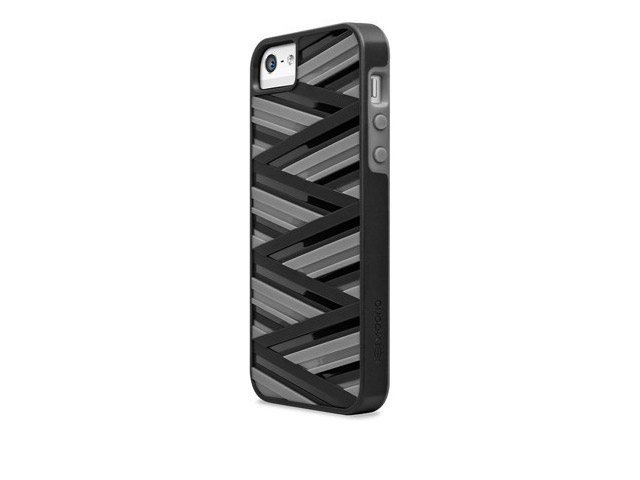 Чехол X-doria Rapt Case для Apple iPhone 5/5S (черный, пластиковый)