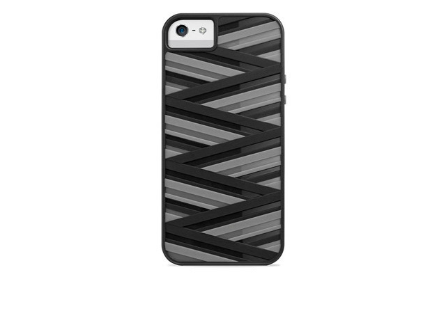 Чехол X-doria Rapt Case для Apple iPhone 5/5S (черный, пластиковый)