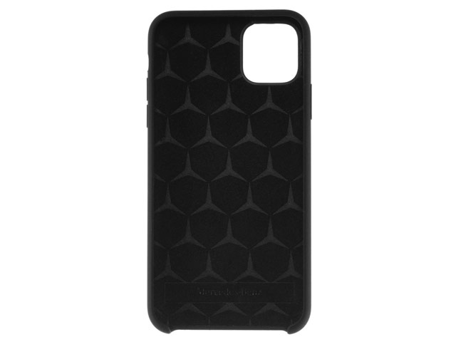 Чехол Mercedes-Benz Liquid Silicone Case для Apple iPhone 11 (черный, силиконовый)