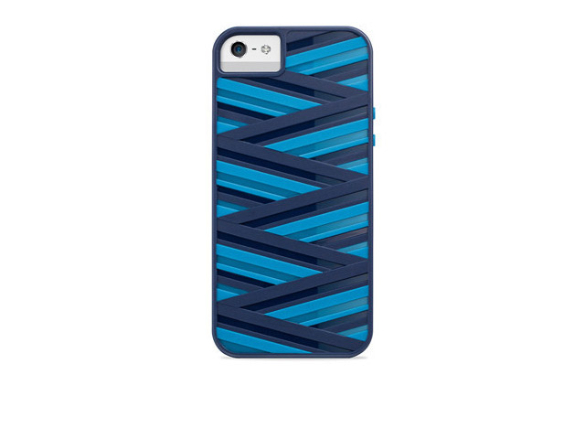 Чехол X-doria Rapt Case для Apple iPhone 5/5S (синий, пластиковый)