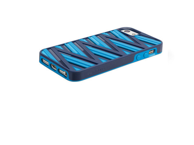 Чехол X-doria Rapt Case для Apple iPhone 5/5S (синий, пластиковый)