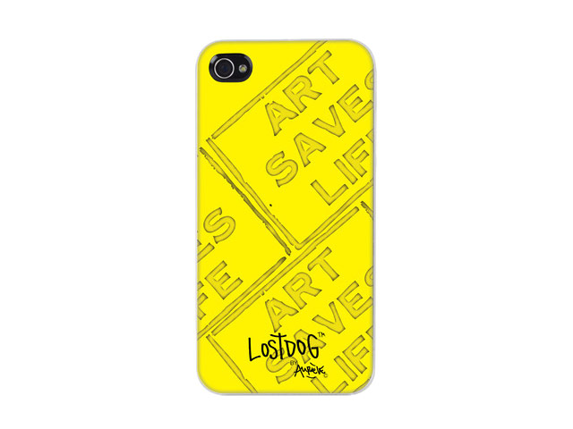 Чехол The LostDog 2011 для Apple iPhone 4 (Art Saves Life)