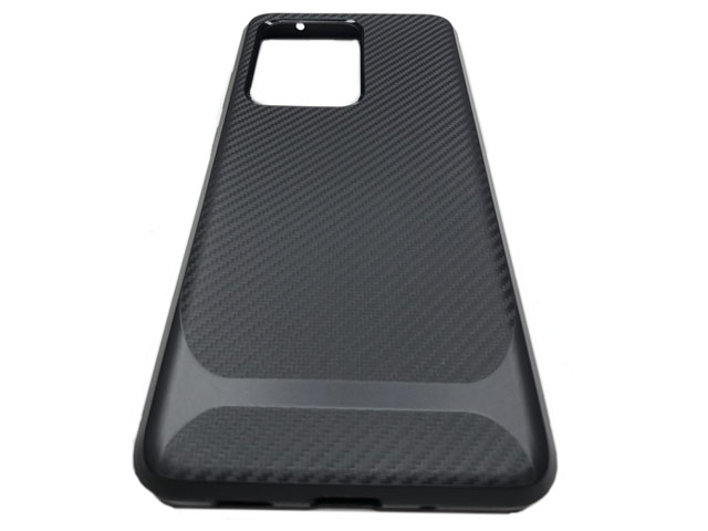 Чехол Yotrix CarbonCase для Samsung Galaxy S20 ultra (черный, гелевый)