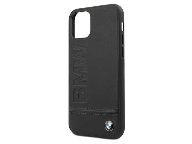 Чехол BMW Signature Real Leather для Apple iPhone 11 pro (черный, кожаный)