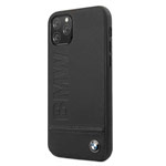 Чехол BMW Signature Real Leather для Apple iPhone 11 pro max (черный, кожаный)