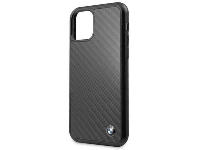 Чехол BMW Signature Real Carbon для Apple iPhone 11 (черный, карбон)