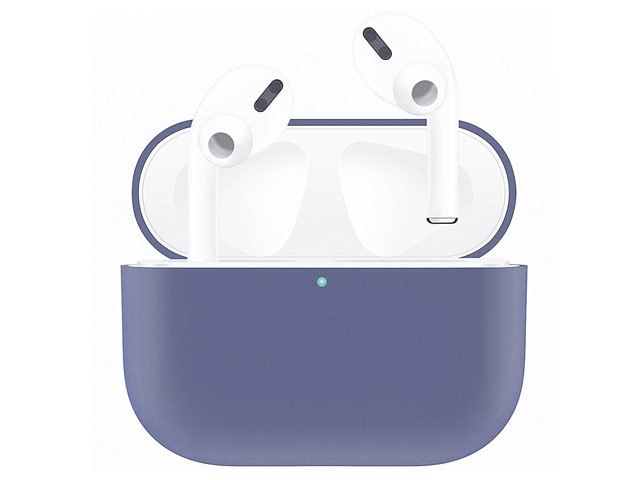 Чехол Totu TWS Pro Case для Apple AirPods pro (сиреневый, силиконовый)