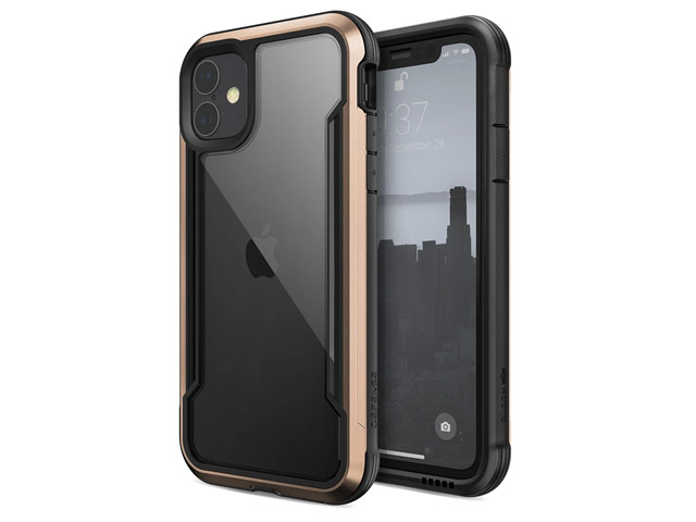 Чехол X-doria Defense Shield для Apple iPhone 11 (золотистый, маталлический)