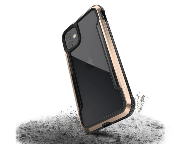 Чехол X-doria Defense Shield для Apple iPhone 11 (золотистый, маталлический)