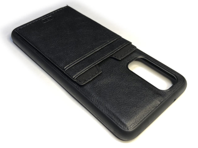 Чехол HDD Luxury Card Slot Case для Samsung Galaxy S20 plus (черный, кожаный)