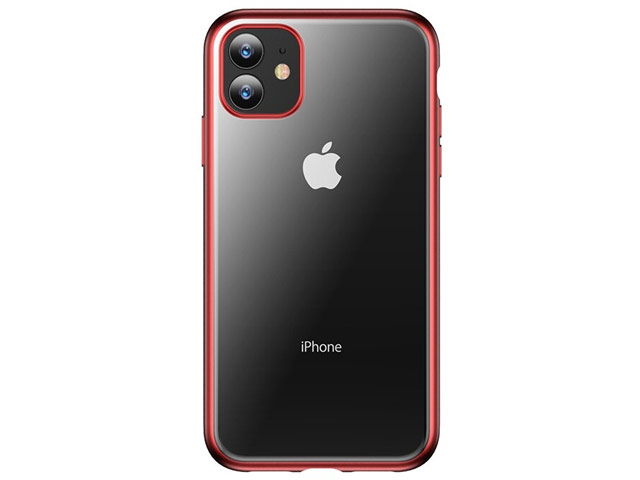 Чехол Totu Soft Jane series для Apple iPhone 11 (красный, гелевый)