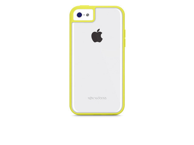 Чехол X-doria Scene Case для Apple iPhone 5C (желтый, пластиковый)