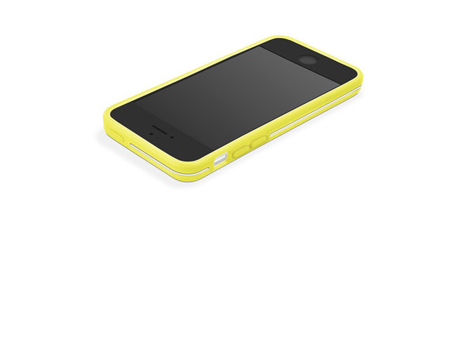 Чехол X-doria Scene Case для Apple iPhone 5C (желтый, пластиковый)