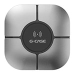 Беспроводное зарядное устройство G-Case Magic Wireless Charger (серебристое, Fast Charge, стандарт QI)