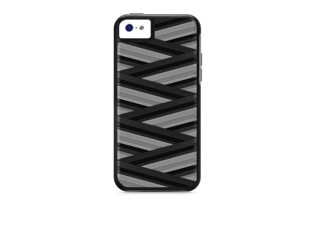 Чехол X-doria Rapt Case для Apple iPhone 5C (черный, пластиковый)