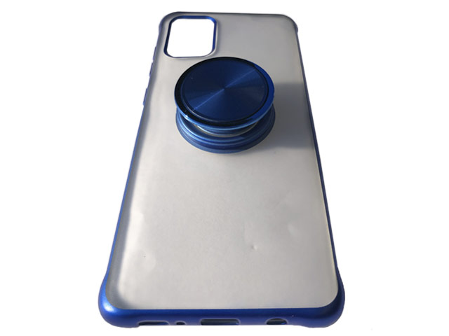 Чехол Yotrix GlitterSoft Pop для Samsung Galaxy A51 (синий, гелевый)