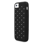 Чехол X-doria Spots Case для Apple iPhone 5C (черный, силиконовый)