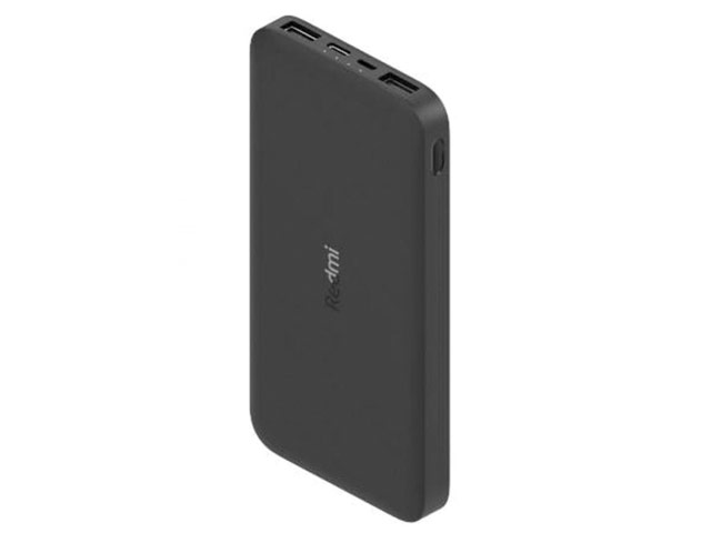 Внешняя батарея Xiaomi Redmi Power Bank универсальная (10000 mAh, черный, 2xUSB)