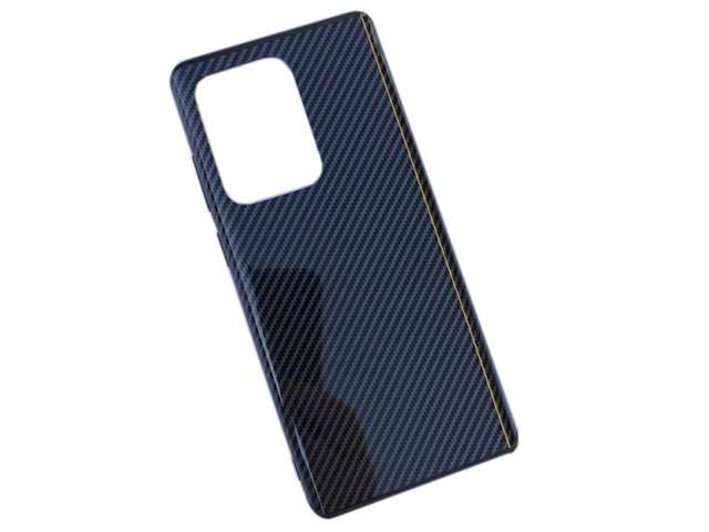 Чехол Yotrix Carbon Acrylic для Samsung Galaxy S20 ultra (черный, композитный)