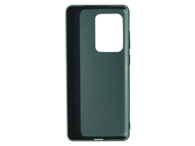 Чехол Yotrix Carbon Acrylic для Samsung Galaxy S20 ultra (темно-зеленый, композитный)