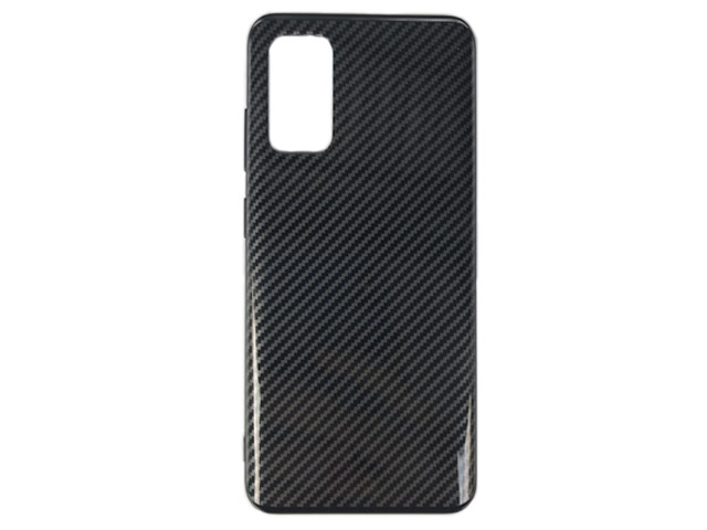 Чехол Yotrix Carbon Acrylic для Samsung Galaxy S20 (черный, композитный)