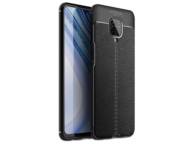 Чехол Yotrix AutoFocus case для Xiaomi Redmi Note 9S (черный, гелевый)