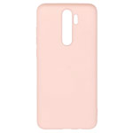 Чехол Yotrix LiquidSilicone для Xiaomi Redmi Note 8 pro (розовый, гелевый)