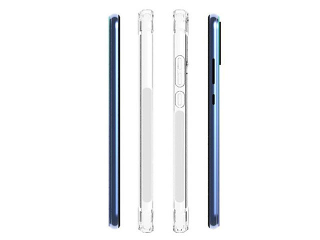 Чехол Yotrix Shockproof TPU для Huawei P40 lite E (прозрачный, гелевый)