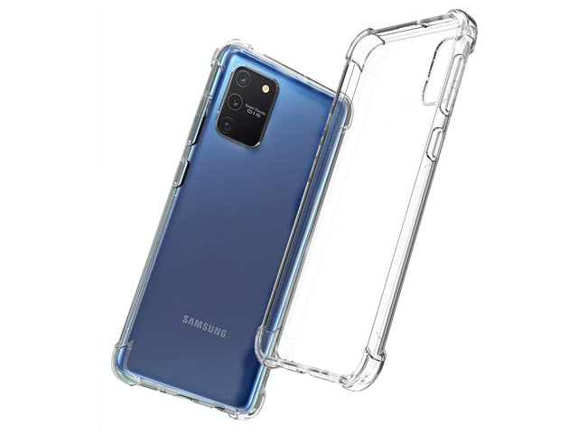 Чехол Yotrix Shockproof TPU для Samsung Galaxy S10 lite (прозрачный, гелевый)