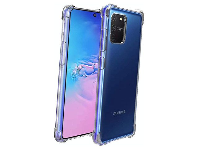 Чехол Yotrix Shockproof TPU для Samsung Galaxy S10 lite (прозрачный, гелевый)