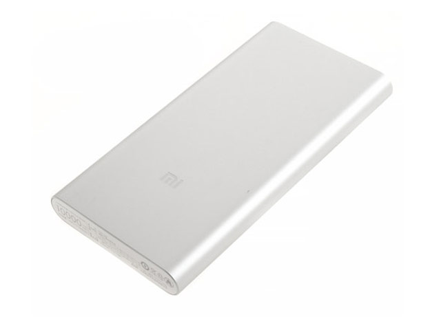 Внешняя батарея Xiaomi Mi Power Bank 3 универсальная (10000 mAh, серебристая/белая, алюминиевая, USB, USB-C, Fast Charge)