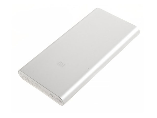 Внешняя батарея Xiaomi Mi Power Bank 3 универсальная (10000 mAh, серебристая/белая, алюминиевая, USB, USB-C, Fast Charge)