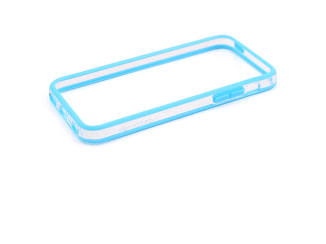 Чехол X-doria Bump Case для Apple iPhone 5C (голубой, пластиковый)