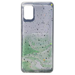 Чехол Yotrix GlitterFoil Case для Samsung Galaxy A31 (зеленый, гелевый)