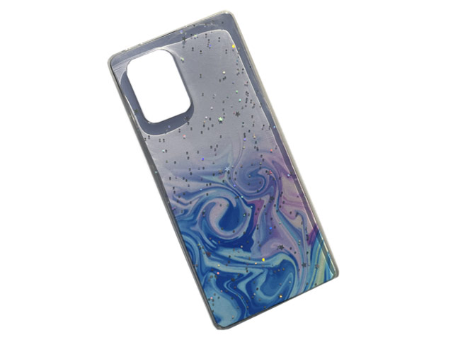 Чехол Yotrix GlitterFoil Case для Samsung Galaxy S10 lite (розовый, гелевый)