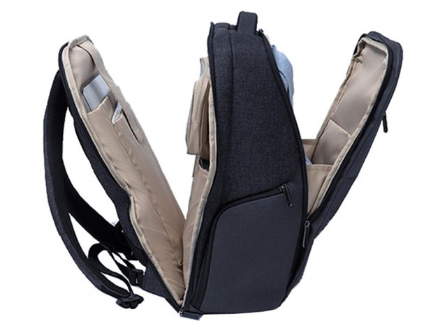 Рюкзак Xiaomi RunMi Business Travel Multi-function Backpack 2 (серый, 2 отделения, 11 карманов)