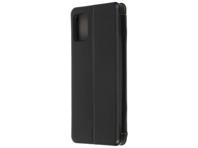 Чехол Yotrix FolioCase Plain для Samsung Galaxy A31 (черный, кожаный)
