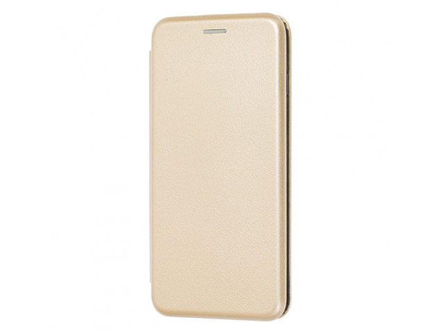 Чехол Yotrix FolioCase Plain для Samsung Galaxy A11 (золотистый, кожаный)