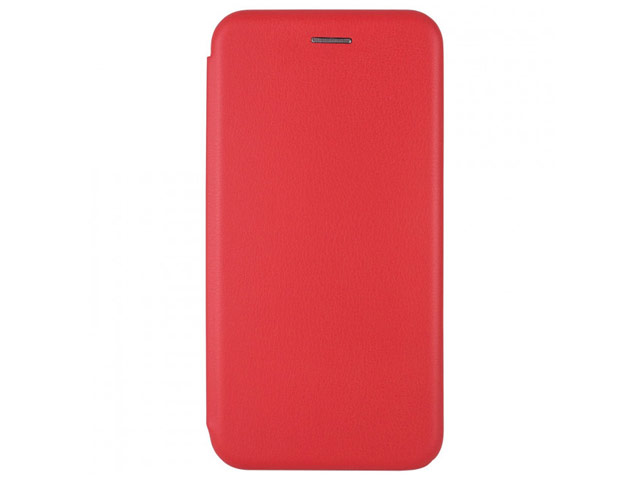Чехол Yotrix FolioCase Plain для Xiaomi Redmi Note 9S (красный, кожаный)