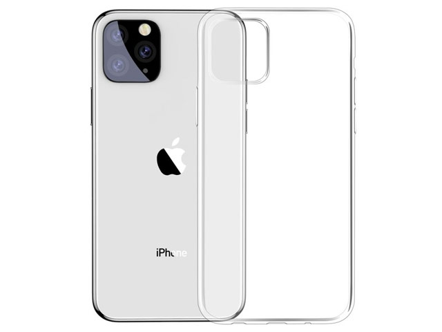 Чехол Baseus Simple Series для Apple iPhone 11 pro max (прозрачный, гелевый)