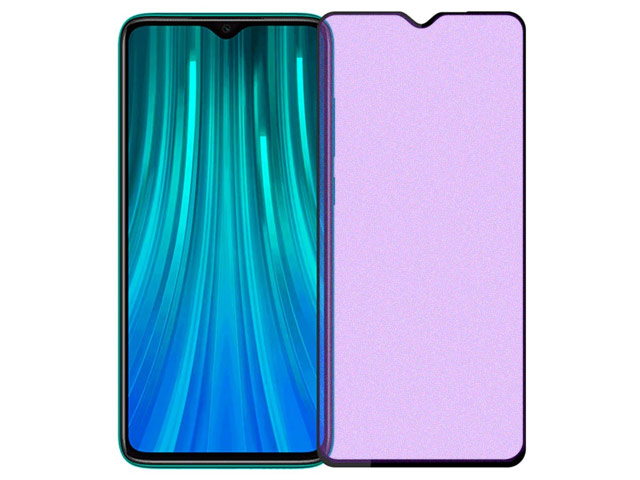 Защитное стекло Yotrix 3D Anti-Glare Matte Glass Protector для Xiaomi Redmi 9 (черное, матовое, антиблик)