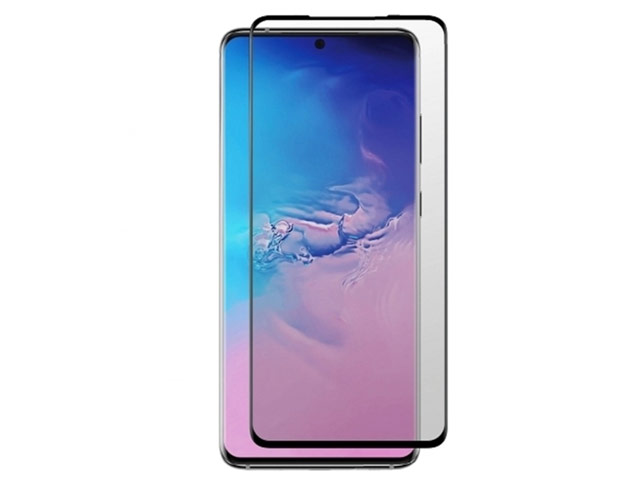 Защитное стекло Yotrix 3D Pro Glass Protector для Samsung Galaxy S10 lite 2020 (черное)