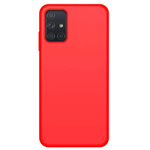 Чехол Yotrix LiquidSilicone для Samsung Galaxy A31 (красный, гелевый)